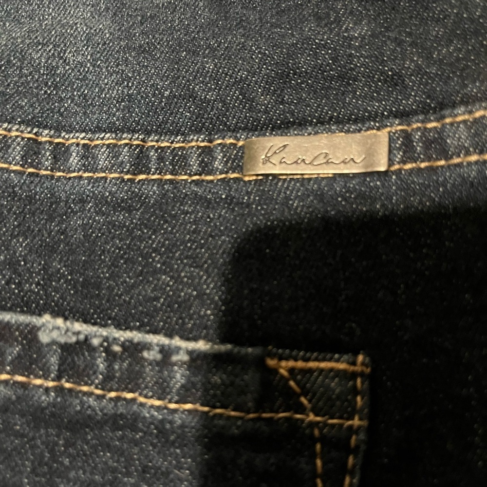 KanCan Dark Blue Flare Jeans - Picture 9 of 10
